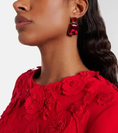 Carolina Herrera Embellished drop earrings | Thumbnail 5