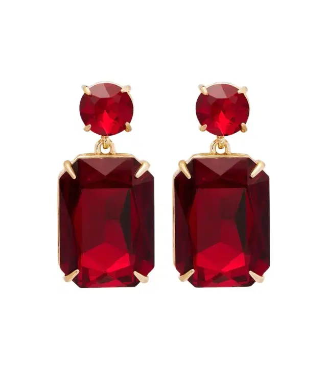 Embellished drop earrings