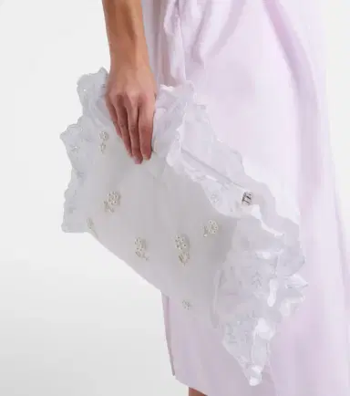 Simone Rocha Pillowcase embellished ruffled clutch | Thumbnail 6 Simone Rocha Pillowcase embellished ruffled clutch | Thumbnail 6