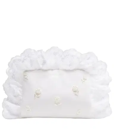Simone Rocha Pillowcase embellished ruffled clutch | Thumbnail 1 Simone Rocha Pillowcase embellished ruffled clutch | Thumbnail 1
