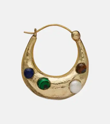 ALÉMAIS Alémais Jem Rainbow embellished hoop earrings | Thumbnail 3 ALÉMAIS Alémais Jem Rainbow embellished hoop earrings | Thumbnail 3