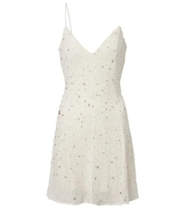 Staud Emily embellished tulle minidress