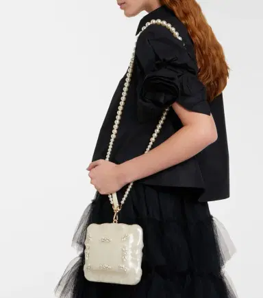 Simone Rocha Pillowcase faux pearl clutch | Thumbnail 5