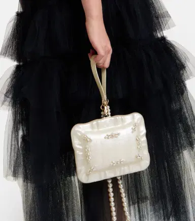 Simone Rocha Pillowcase faux pearl clutch | Thumbnail 6