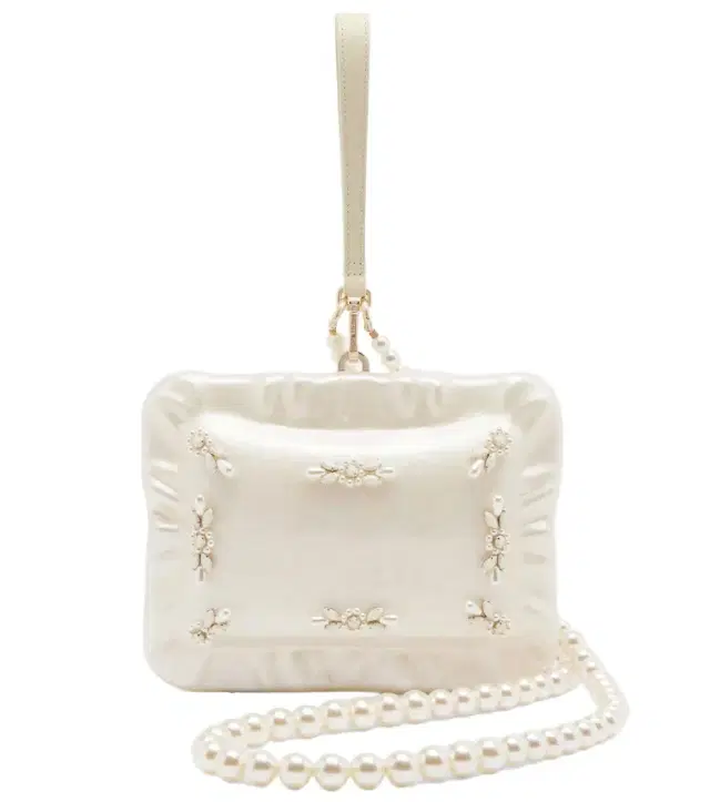 Simone Rocha Pillowcase faux pearl clutch