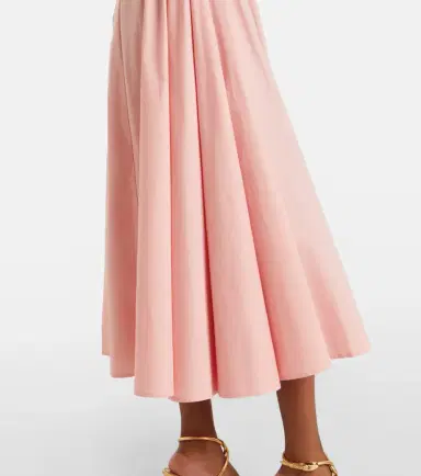 Staud Gwen cotton poplin midi dress | Thumbnail 6