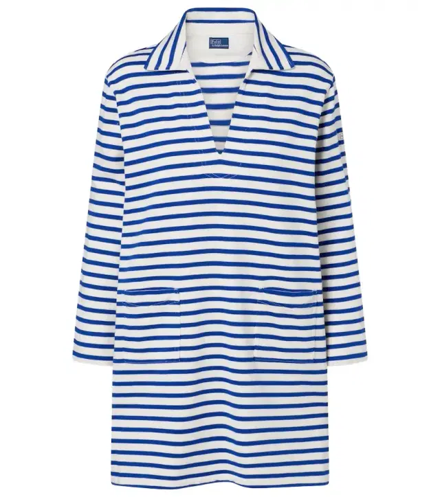 Polo Ralph Lauren Striped cotton jersey polo dress