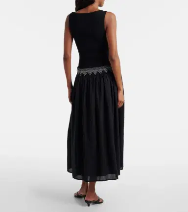 Polo Ralph Lauren Embroidered cotton voile midi dress | Thumbnail 4