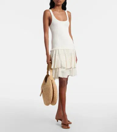 Polo Ralph Lauren Crochet ribbed-knit minidress | Thumbnail 3