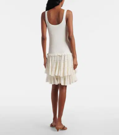 Polo Ralph Lauren Crochet ribbed-knit minidress | Thumbnail 4