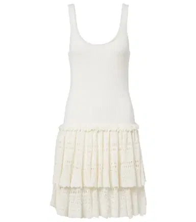 Polo Ralph Lauren Crochet ribbed-knit minidress | Thumbnail 1