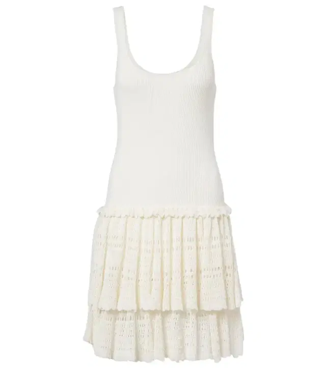 Polo Ralph Lauren Crochet ribbed-knit minidress