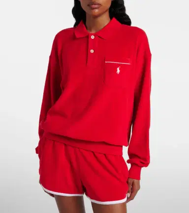 Polo Ralph Lauren Cotton-blend terry polo shirt | Thumbnail 3