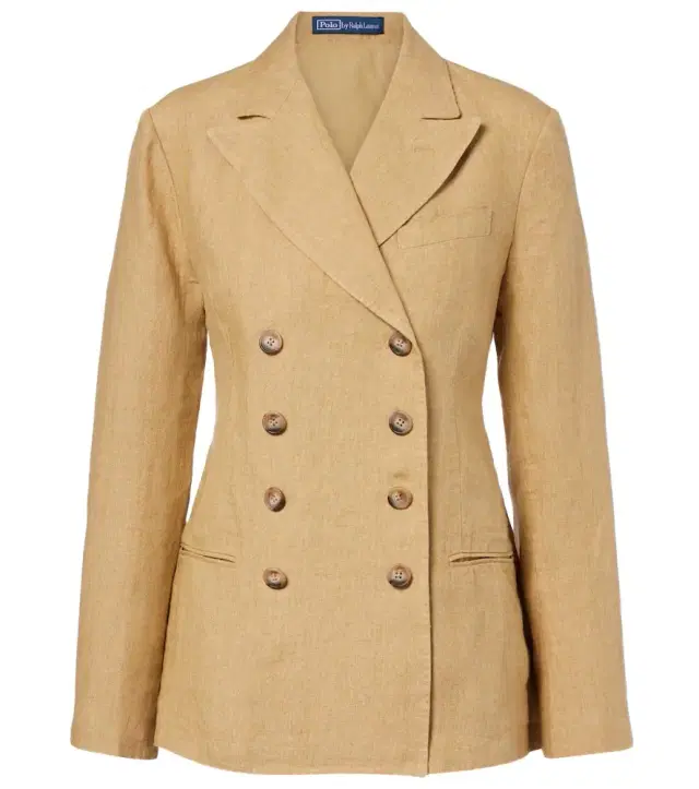 Polo Ralph Lauren Double-breasted linen blazer
