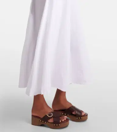 Polo Ralph Lauren Crocheted linen midi dress | Thumbnail 5