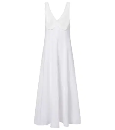 Polo Ralph Lauren Crocheted linen midi dress | Thumbnail 1