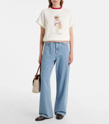 Polo Ralph Lauren Polo Bear cotton-blend top | Thumbnail 2