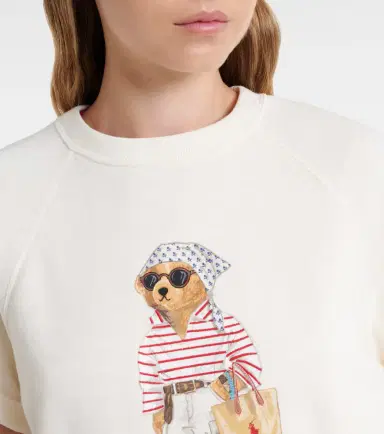 Polo Ralph Lauren Polo Bear cotton-blend top | Thumbnail 5