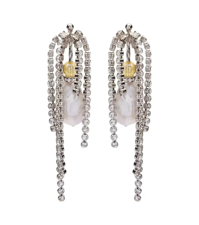 Dries Van Noten Embellished drop earrings