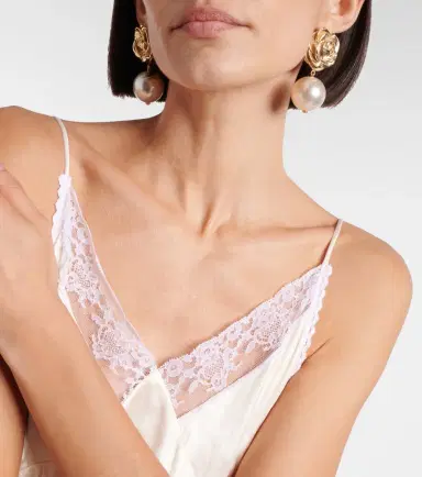 Magda Butrym Faux pearl gold-plated drop earrings | Thumbnail 6
