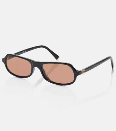 Miu Miu Logo rectangular sunglasses | Thumbnail 2