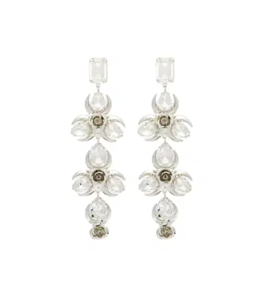 Magda Butrym Crystal-embellished floral drop earrings | Thumbnail 1