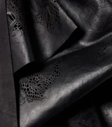 Magda Butrym Floral perforated leather scarf | Thumbnail 2
