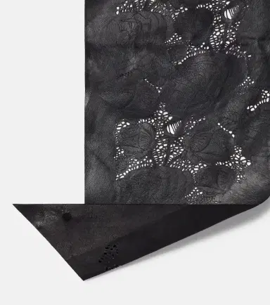 Magda Butrym Floral perforated leather scarf | Thumbnail 3