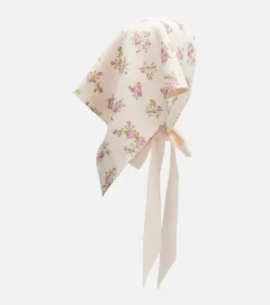 Magda Butrym Floral cotton scarf | Thumbnail 3 Magda Butrym Floral cotton scarf | Thumbnail 3