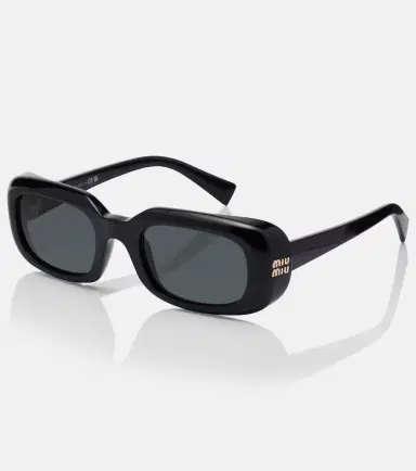 Miu Miu Logo rectangular sunglasses | Thumbnail 3