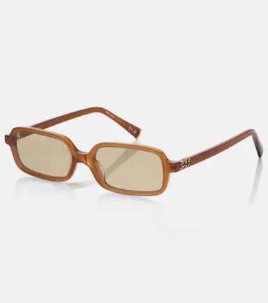 Miu Miu Logo rectangular sunglasses | Thumbnail 3
