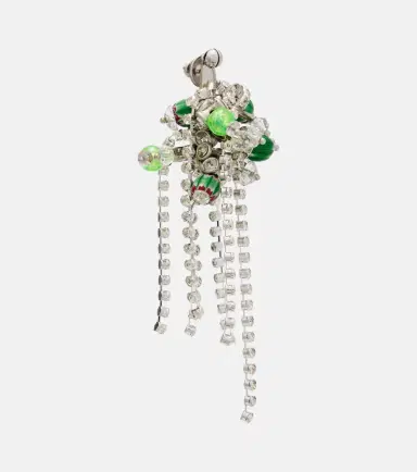 Dries Van Noten Crystal-embellished drop earrings | Thumbnail 2