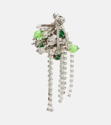 Dries Van Noten Crystal-embellished drop earrings | Thumbnail 4