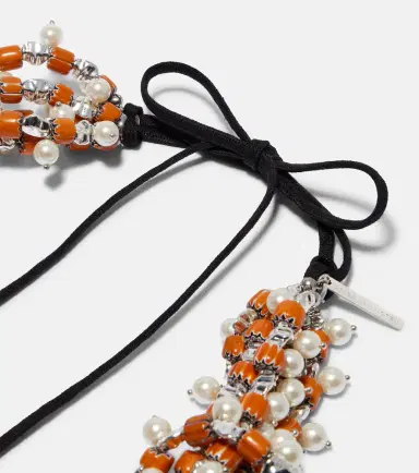 Dries Van Noten Embellished beaded necklace | Thumbnail 2