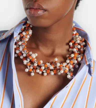 Dries Van Noten Embellished beaded necklace | Thumbnail 4