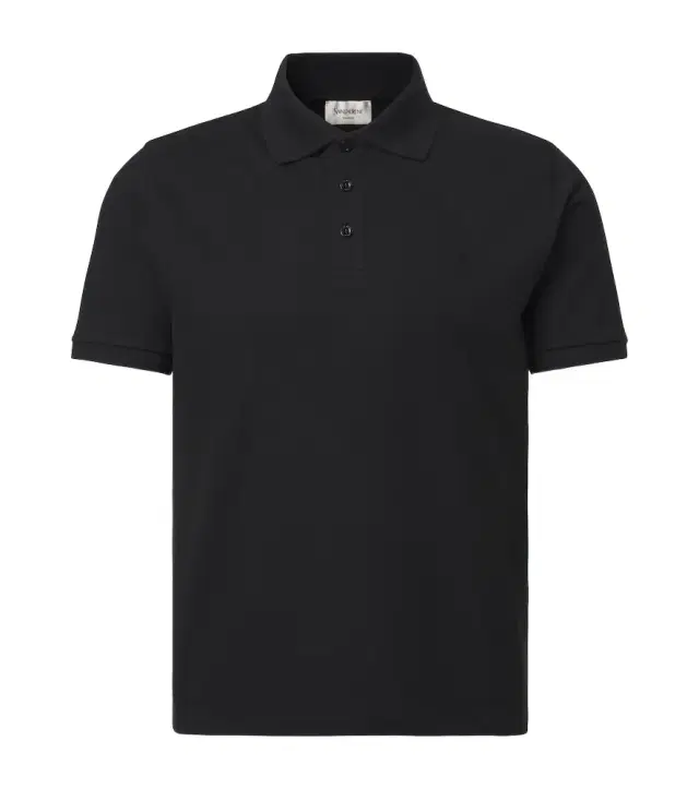 Saint Laurent Cotton-blend polo shirt