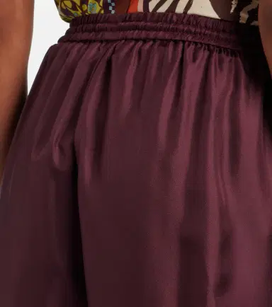 ALÉMAIS Alémais Wilson silk twill wide-leg pants | Thumbnail 4 ALÉMAIS Alémais Wilson silk twill wide-leg pants | Thumbnail 4