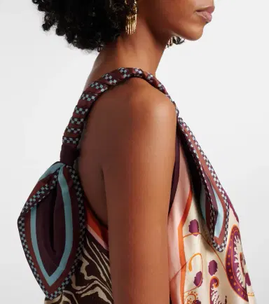 ALÉMAIS Alémais Wilson printed silk twill top | Thumbnail 5