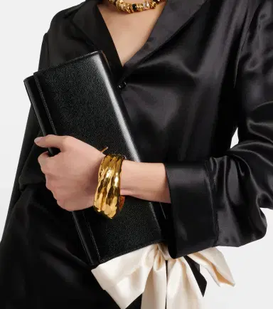 Saint Laurent Intertwined cuff bracelet | Thumbnail 4