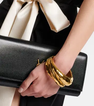 Saint Laurent Intertwined cuff bracelet | Thumbnail 5