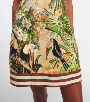 ALÉMAIS Alémais x Mokshini Toucan Tango cotton minidress | Thumbnail 3