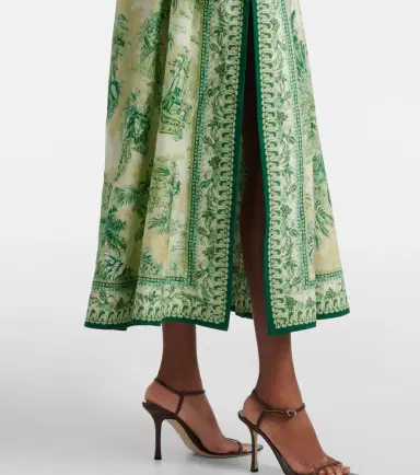 ALÉMAIS Alémais Sara printed cotton and silk shirt dress | Thumbnail 2 ALÉMAIS Alémais Sara printed cotton and silk shirt dress | Thumbnail 2