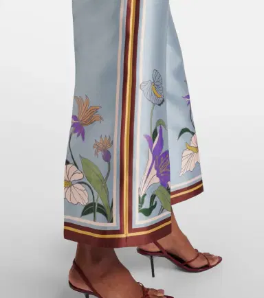 ALÉMAIS Alémais Alfie floral satin culotte | Thumbnail 3