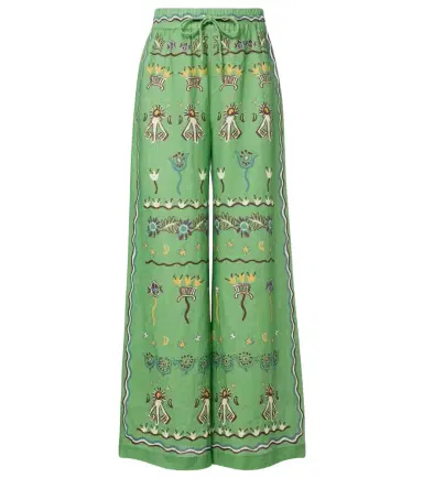 ALÉMAIS Alémais Sun Dancer linen wide-leg pants | Thumbnail 1