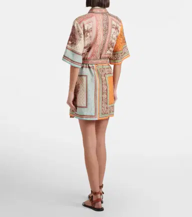 ALÉMAIS Alémais Alberta printed linen shirt dress | Thumbnail 3 ALÉMAIS Alémais Alberta printed linen shirt dress | Thumbnail 3