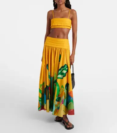 ALÉMAIS Alémais Mokshini cotton crop top | Thumbnail 2