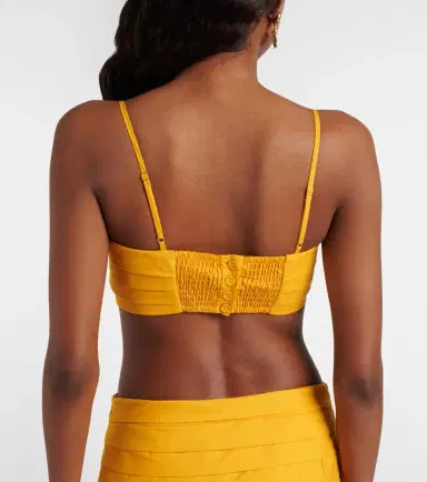 ALÉMAIS Alémais Mokshini cotton crop top | Thumbnail 3