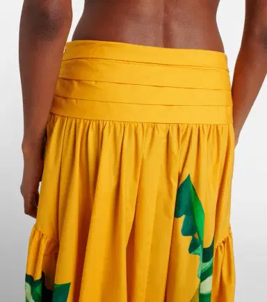 ALÉMAIS Alémais Mokshini printed cotton poplin maxi skirt | Thumbnail 3