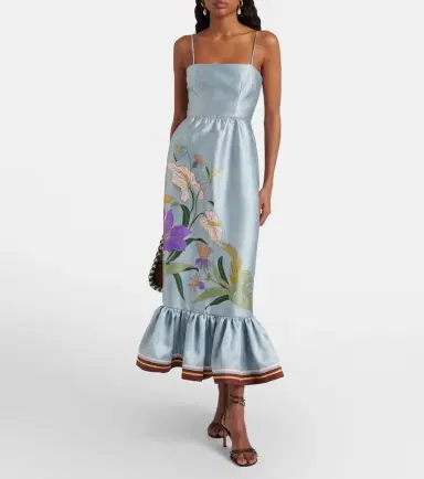 ALÉMAIS Alémais Alfie floral midi dress | Thumbnail 2 ALÉMAIS Alémais Alfie floral midi dress | Thumbnail 2