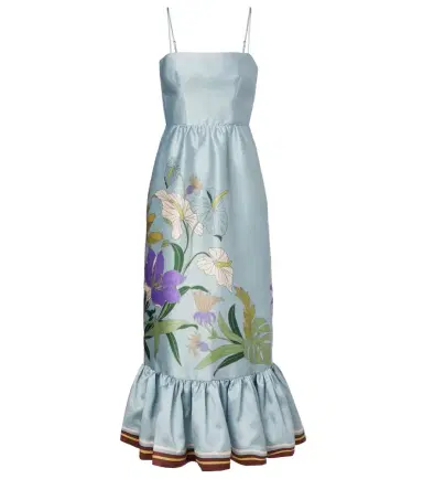 ALÉMAIS Alémais Alfie floral midi dress | Thumbnail 1 ALÉMAIS Alémais Alfie floral midi dress | Thumbnail 1